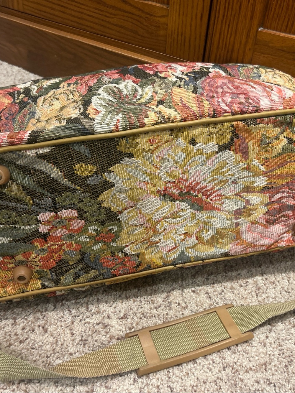 Adolfo Floral Tapestry Weekender Bag - Picture 6 of 11